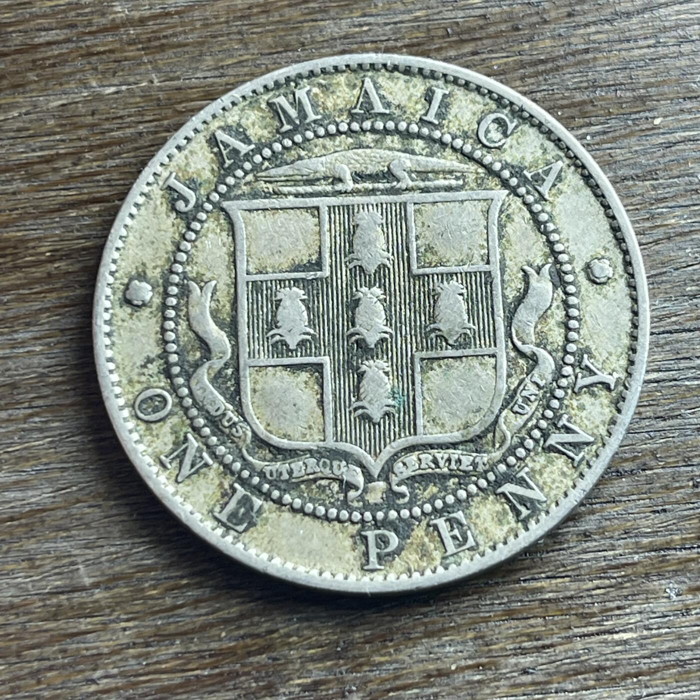 【本场4.12号发货】★第145加场★精品硬币 套币专场 不寄存，200包邮。不满200元，支付5元运费。《接受代拍 代送NGC评级》 100【无寄存】1918牙买加 乔五 1便士 镍币