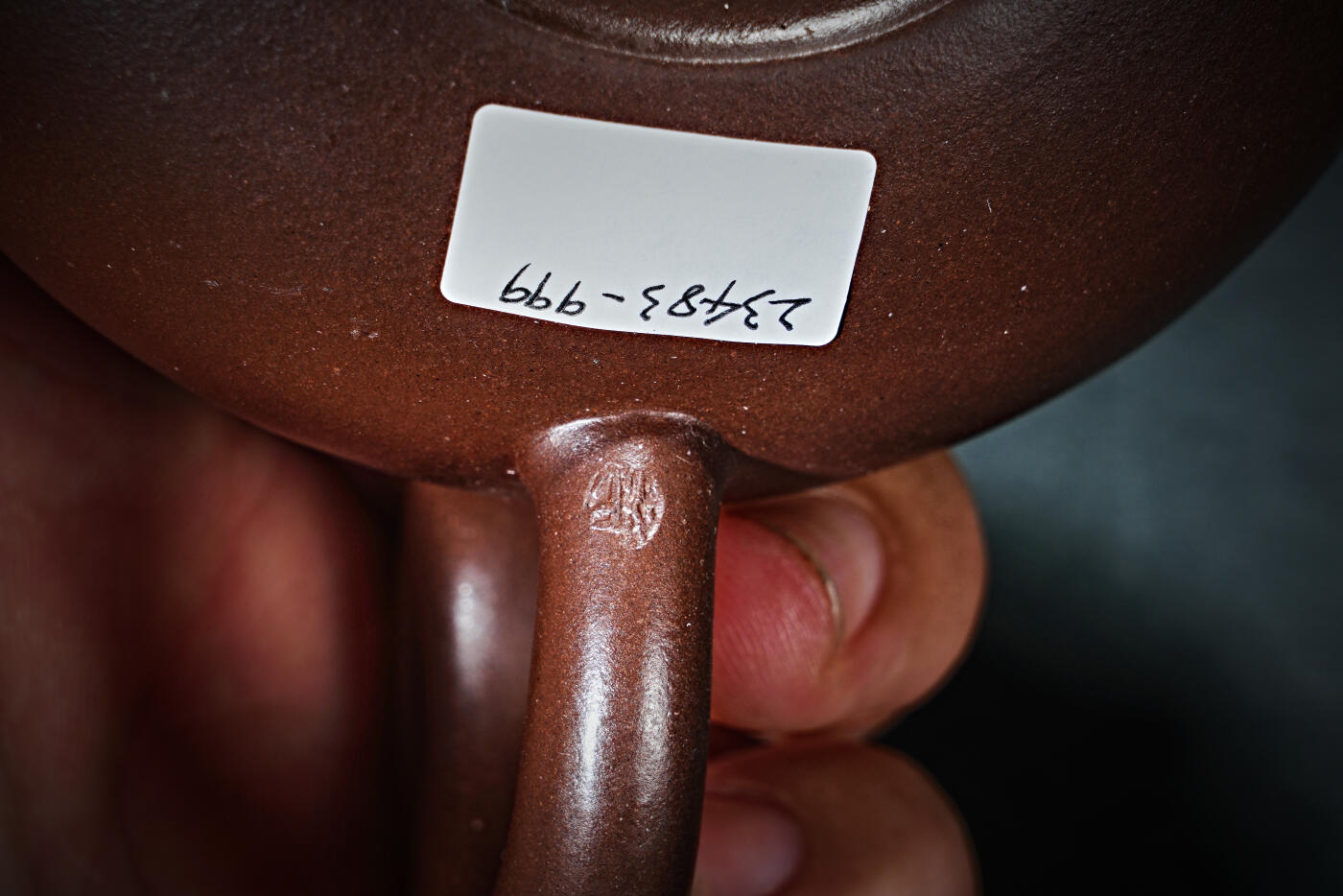 上海都达杂项专场九（全场包邮） 范泽民制 紫砂加彩野鸭壶1-428