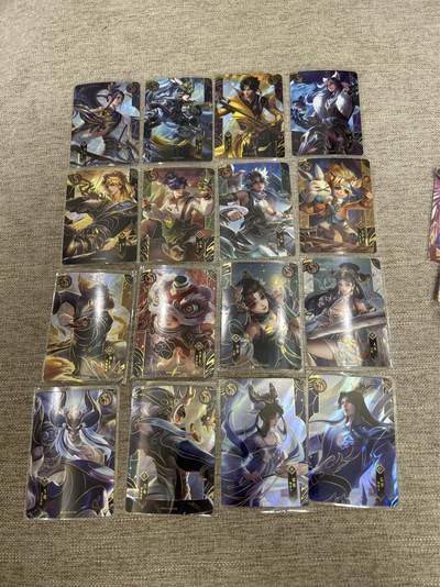 喜灰玩卡拍卖第四期，接代拍，免佣金帮卡友们拍卖，欢迎送拍，释放现金流，让自己有资金可以购买更多喜欢的卡牌，让别的卡友能淘到更多心仪的卡牌 - 卡游 王者荣耀 一组16张