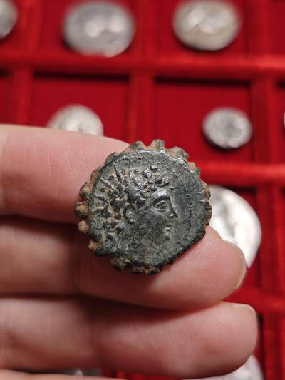 古希腊塞琉古王国安条克六世铜币 - 古希腊塞琉古王国安条克六世铜币