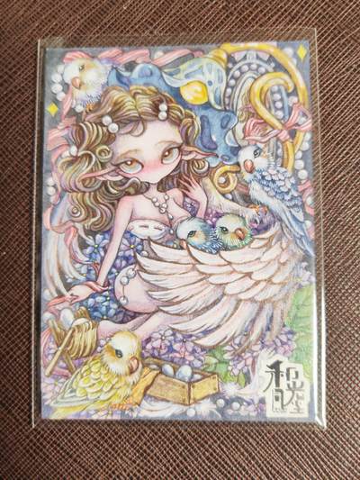 阳大大卡牌拍卖第96期（持续收拍品，周五晚上九点截拍，进群福利早知道） - 【手绘卡】和光同尘 极品手绘 青丝 七彩孔宣公主