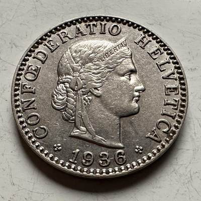 🌹外币初藏🌹🐯2026年第13场  每周二四六晚8️⃣点 接代拍 - 瑞士1936年二十分