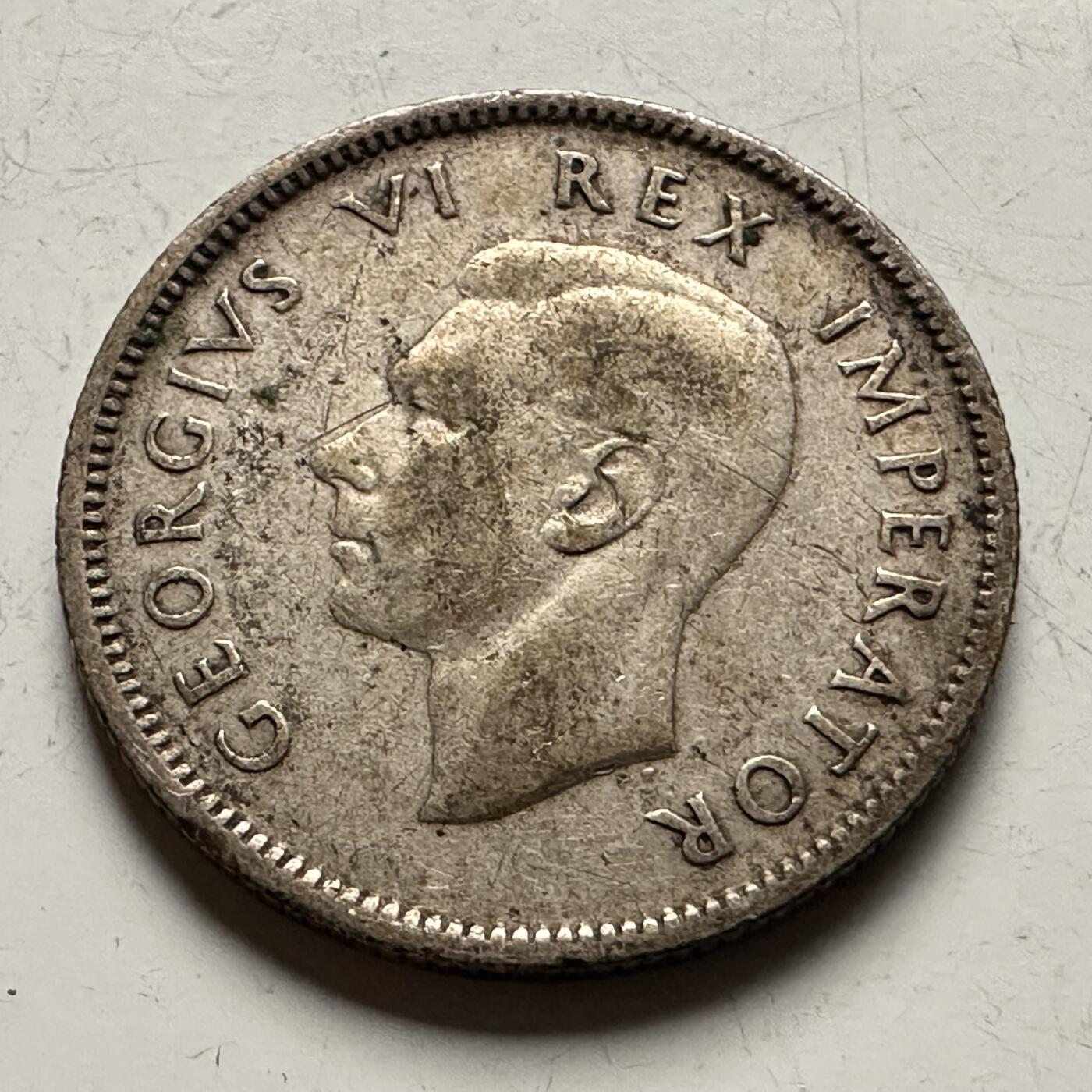 🌹外币初藏🌹🐯2026年第13场  每周二四六晚8️⃣点 接代拍 英属南非1938年一先令银币 5.66克80%银