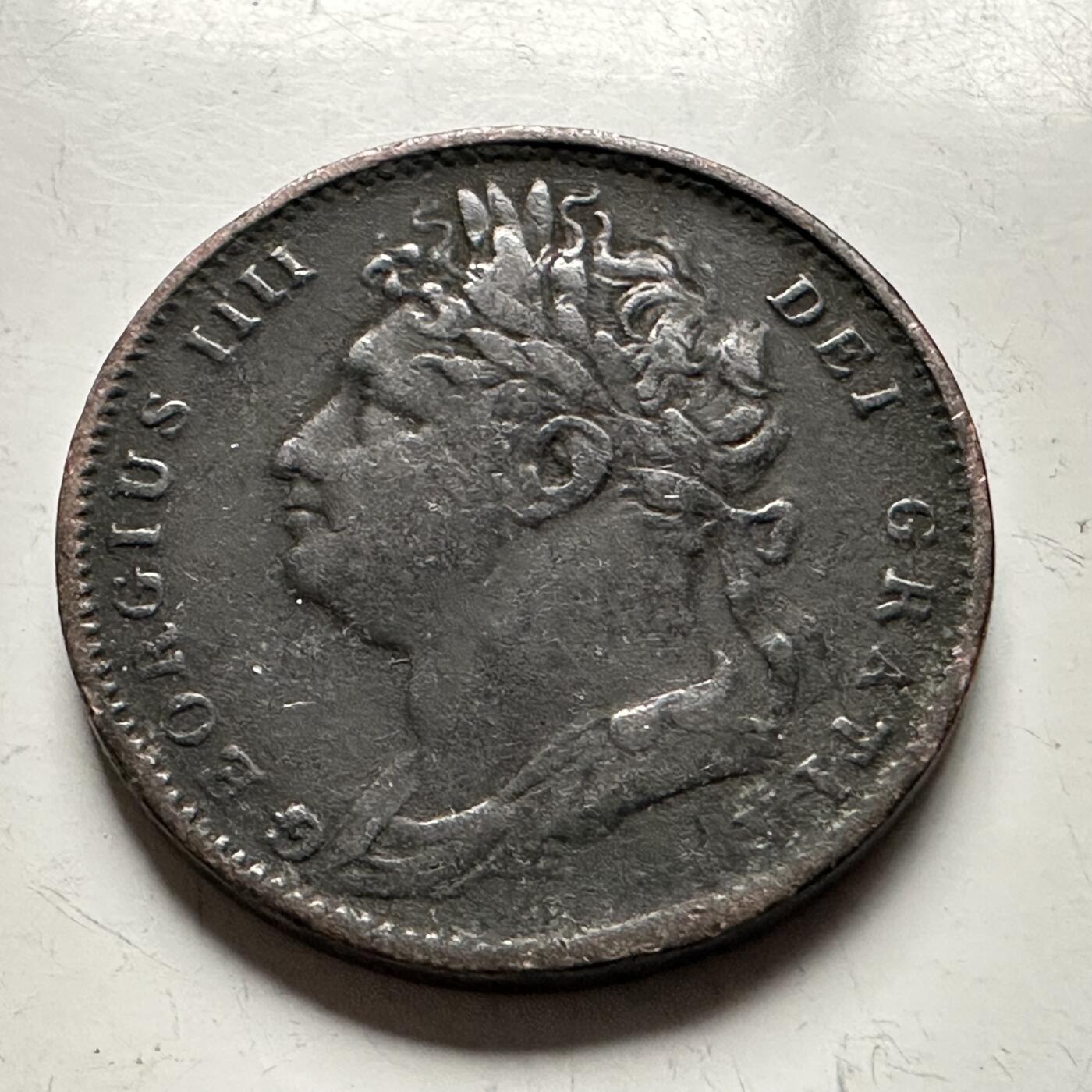 🌹外币初藏🌹🐯2026年第13场  每周二四六晚8️⃣点 接代拍 英国1822年乔治四世一法新