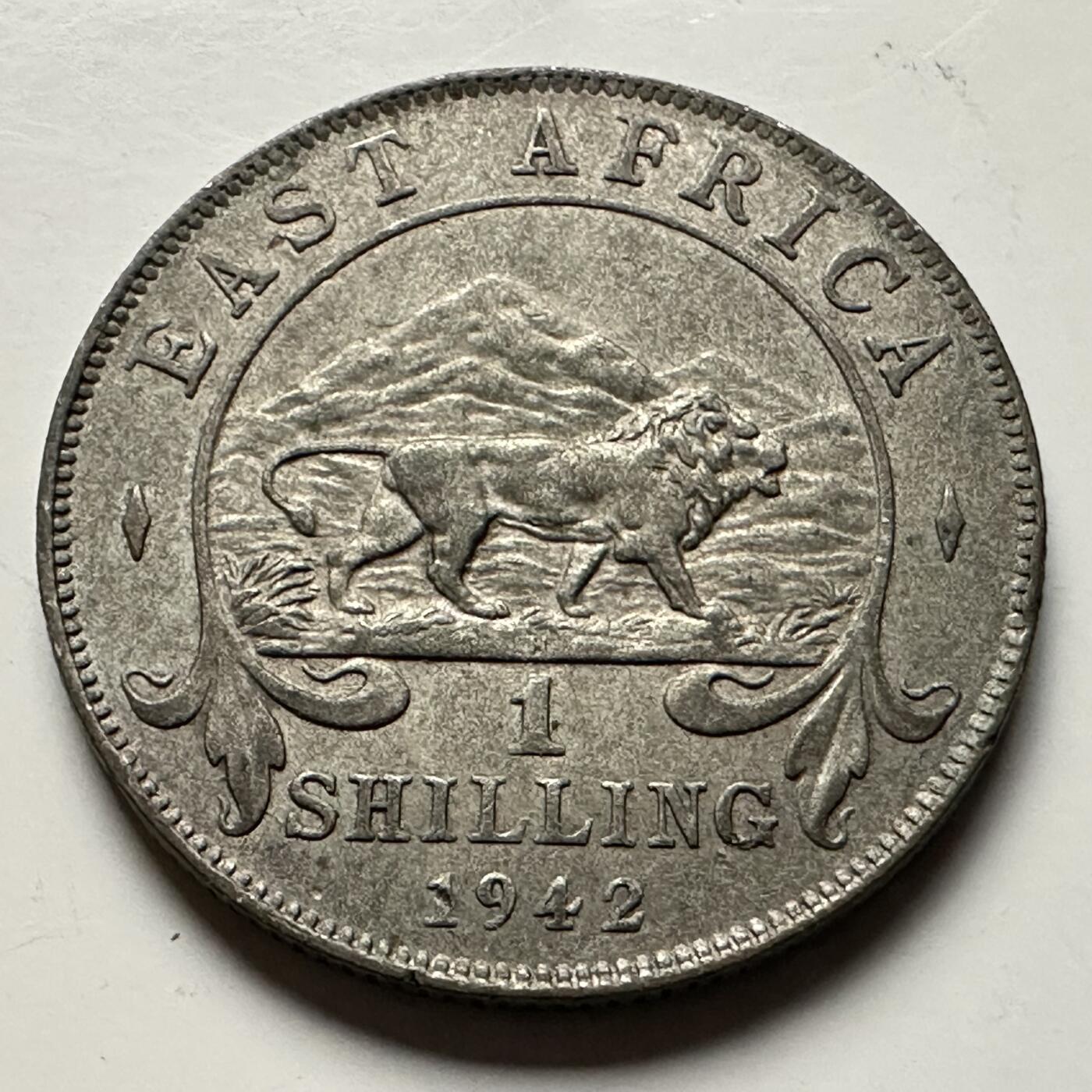 🌹外币初藏🌹🐯2026年第13场  每周二四六晚8️⃣点 接代拍 英属东非1942年一先令银币