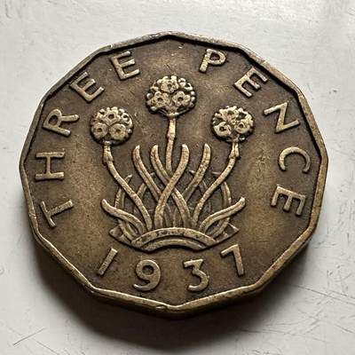 🌹外币初藏🌹🐯2026年第13场  每周二四六晚8️⃣点 接代拍 - 英国1937年三便士