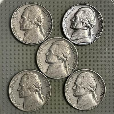 2026年第18场各国散币拍卖（总第168场） - 美国5美分5枚