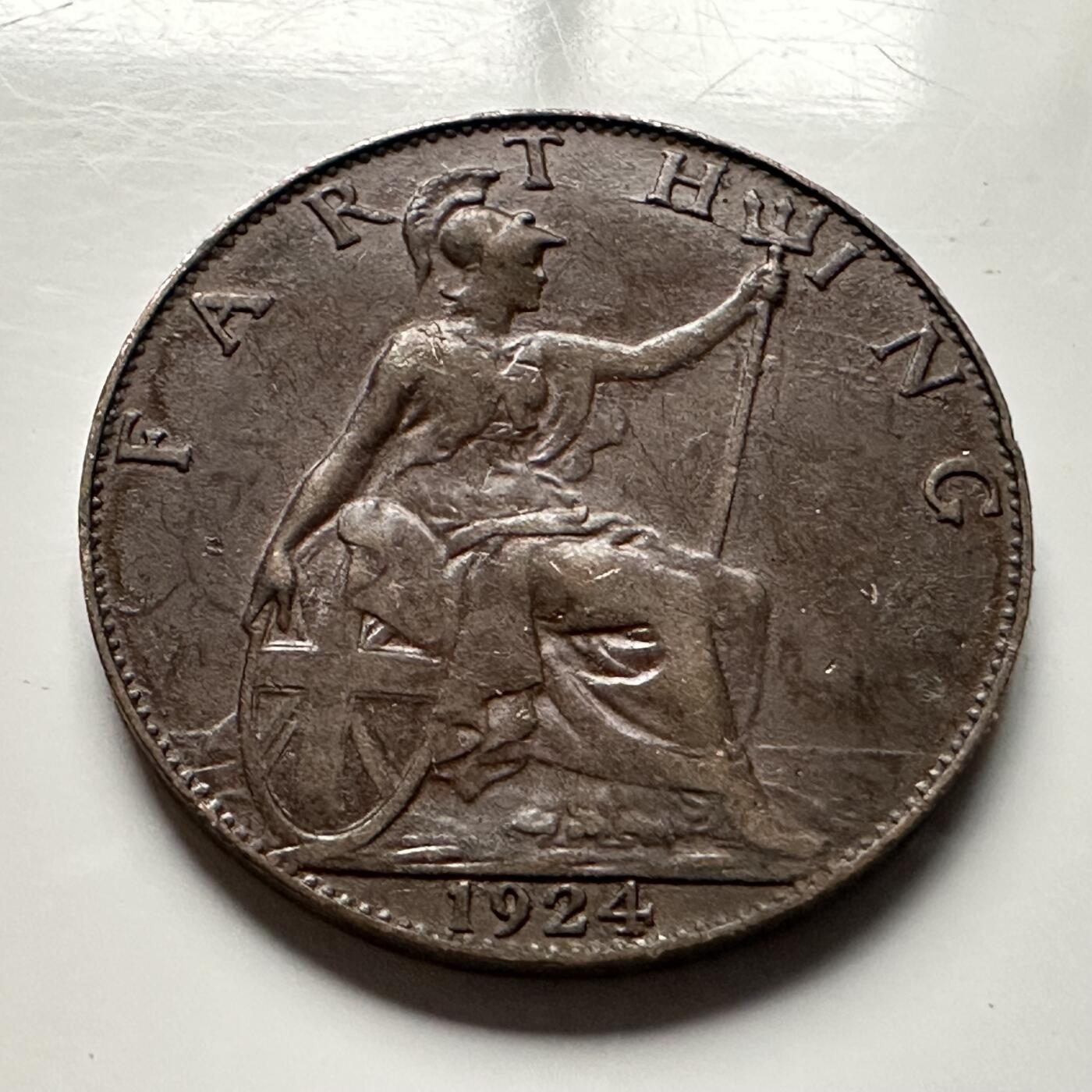 🌹外币初藏🌹🐯2026年第13场  每周二四六晚8️⃣点 接代拍 英国1924年一法新