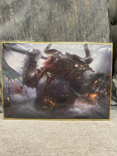 喜灰玩卡拍卖第四期，接代拍，免佣金帮卡友们拍卖，欢迎送拍，释放现金流，让自己有资金可以购买更多喜欢的卡牌，让别的卡友能淘到更多心仪的卡牌 - 墨一老师手写编号01/20编 A4平天大圣牛魔王色纸一张