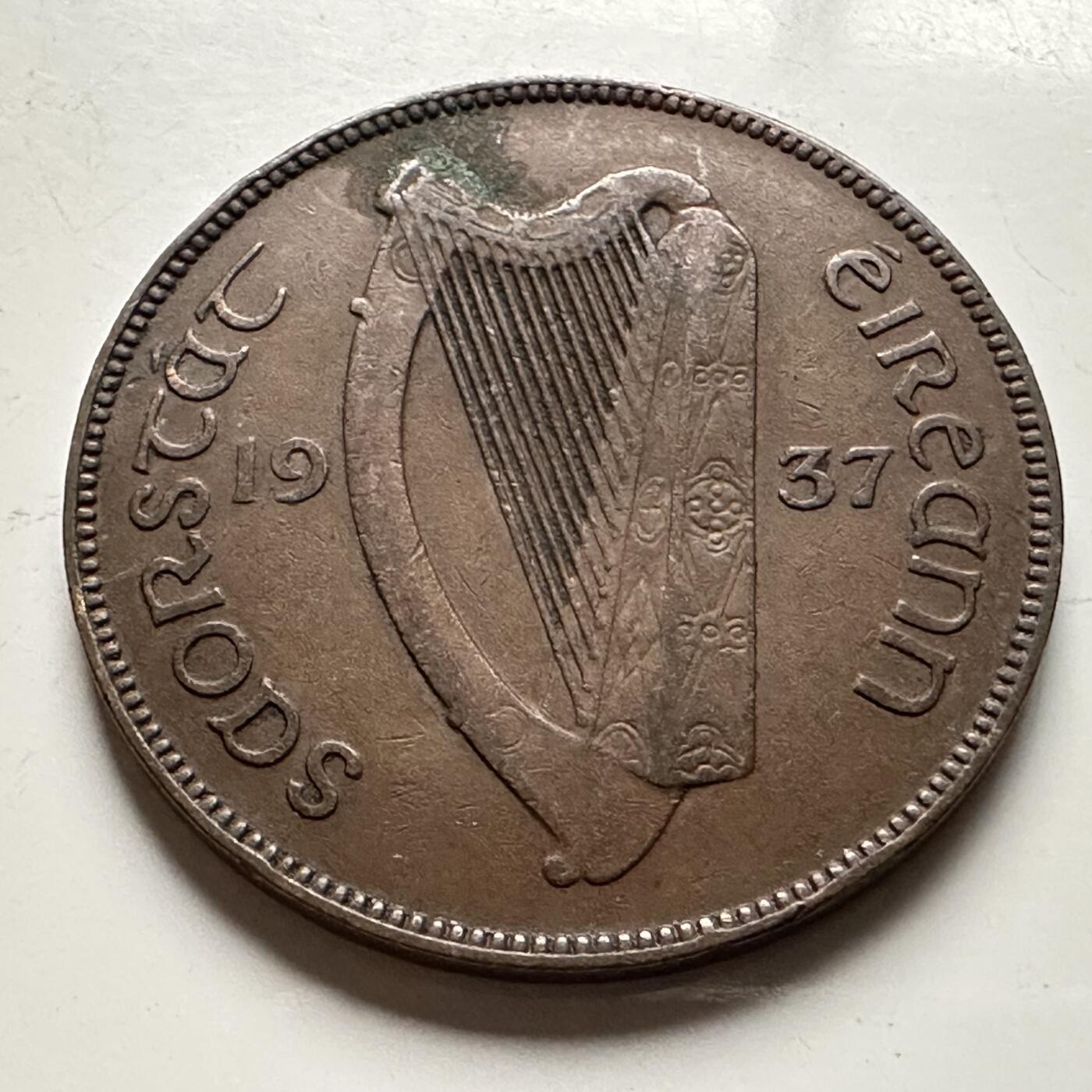 🌹外币初藏🌹🐯2026年第13场  每周二四六晚8️⃣点 接代拍 爱尔兰1937年一便士