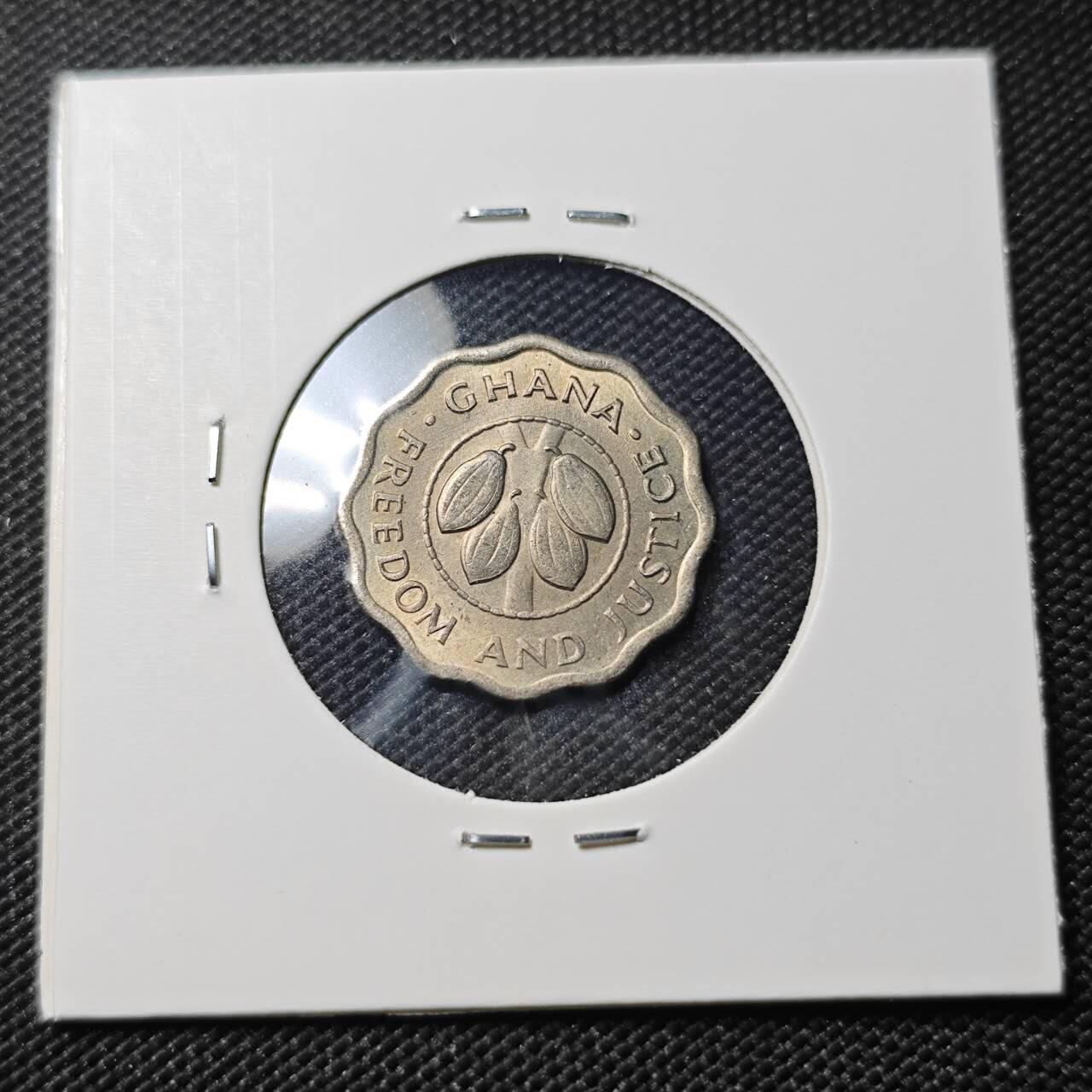 KK钱币收藏小铺  第390期  2月预留时间 周末发货  1967加纳2.5比塞塔