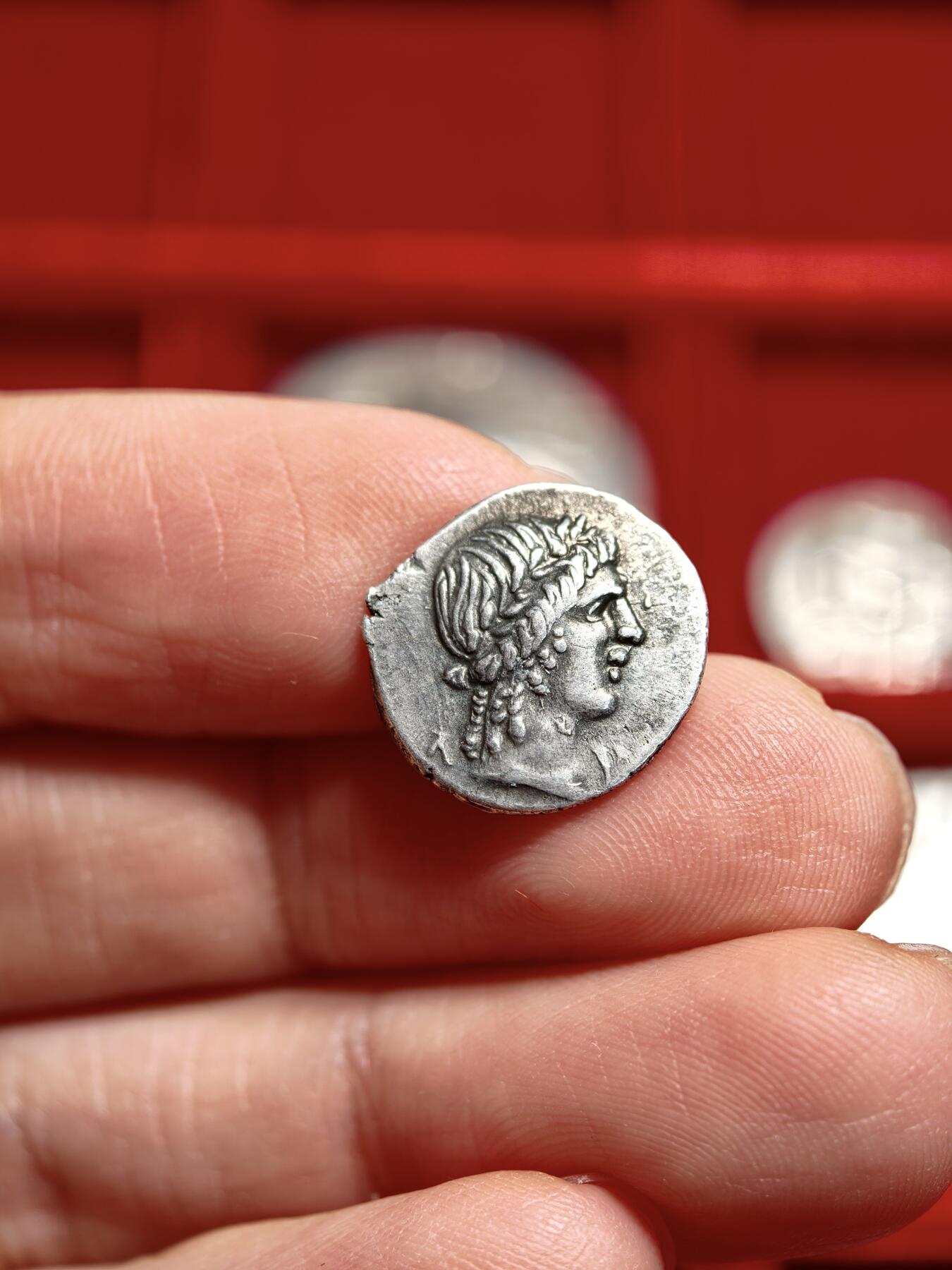 评级古希腊太阳神阿波罗半德银币