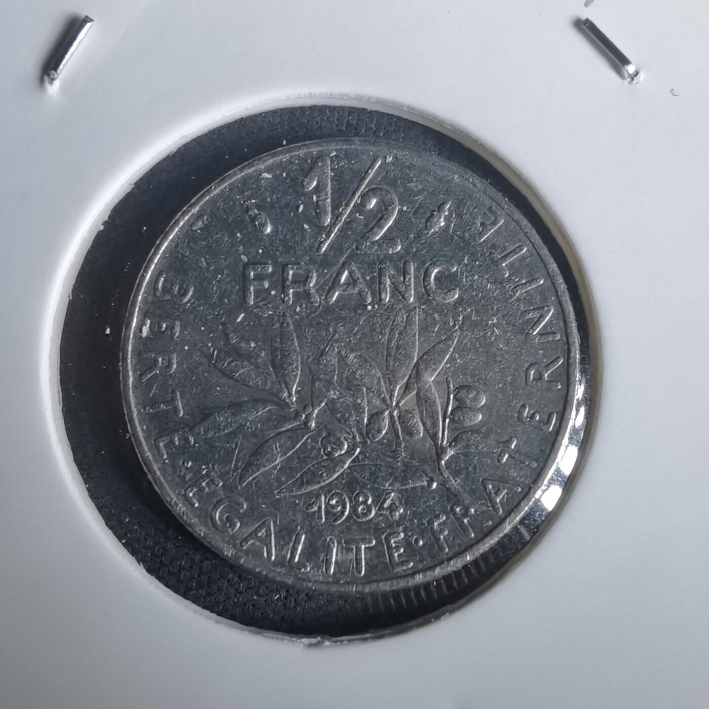 沼泽如烟--第976场 法国1984年半法郎