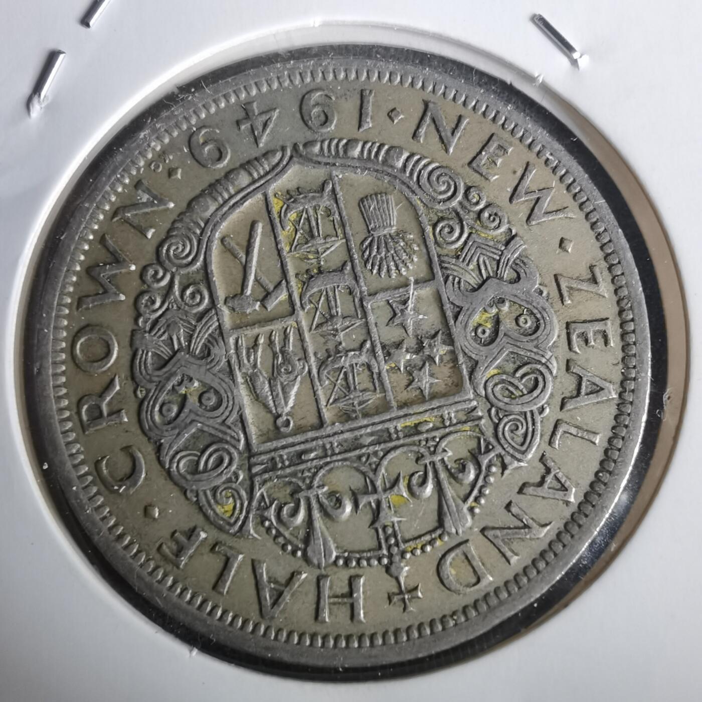 沼泽如烟--第976场 新西兰1949年半克朗