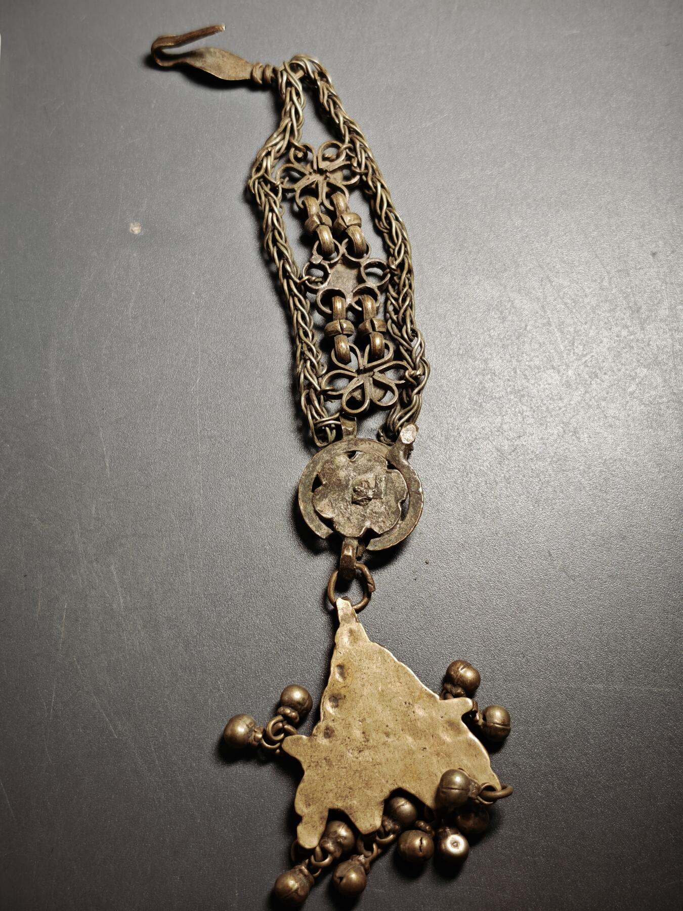 113期新疆红钱粟特钱币丝路钱币专场 巴基斯坦低银饰品，29.4克