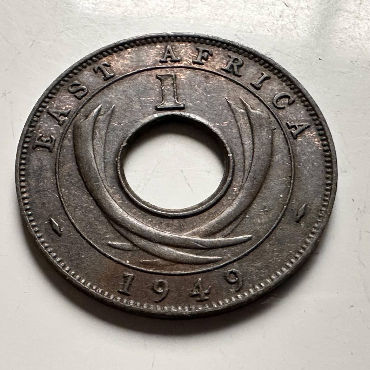 🌹外币初藏🌹🐯2026年第13场  每周二四六晚8️⃣点 接代拍 英属东非1949年一分