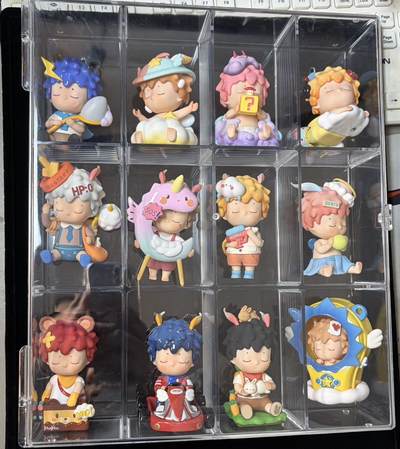 【0佣福利场】手办盲盒专场 周六晚上21点截拍 - BlackToys黑玩HUHU云端游戏城系列盲全套 送12宫保护罩保护发货