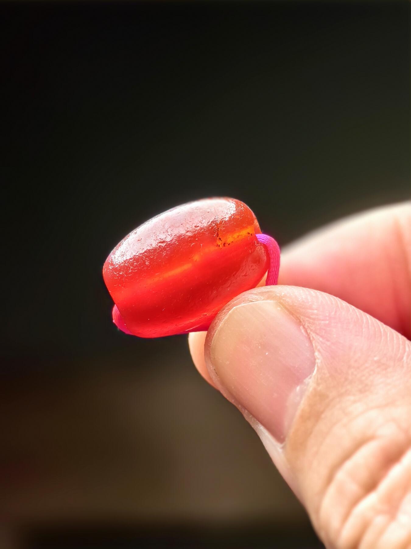 抚柳草堂-第十一期章牌钱币  奖章勋章限时免佣 满百包邮 放漏专场 公元十五世纪 玛瑙珠 闻德评级尺寸见标签 颜色漂亮珠光好