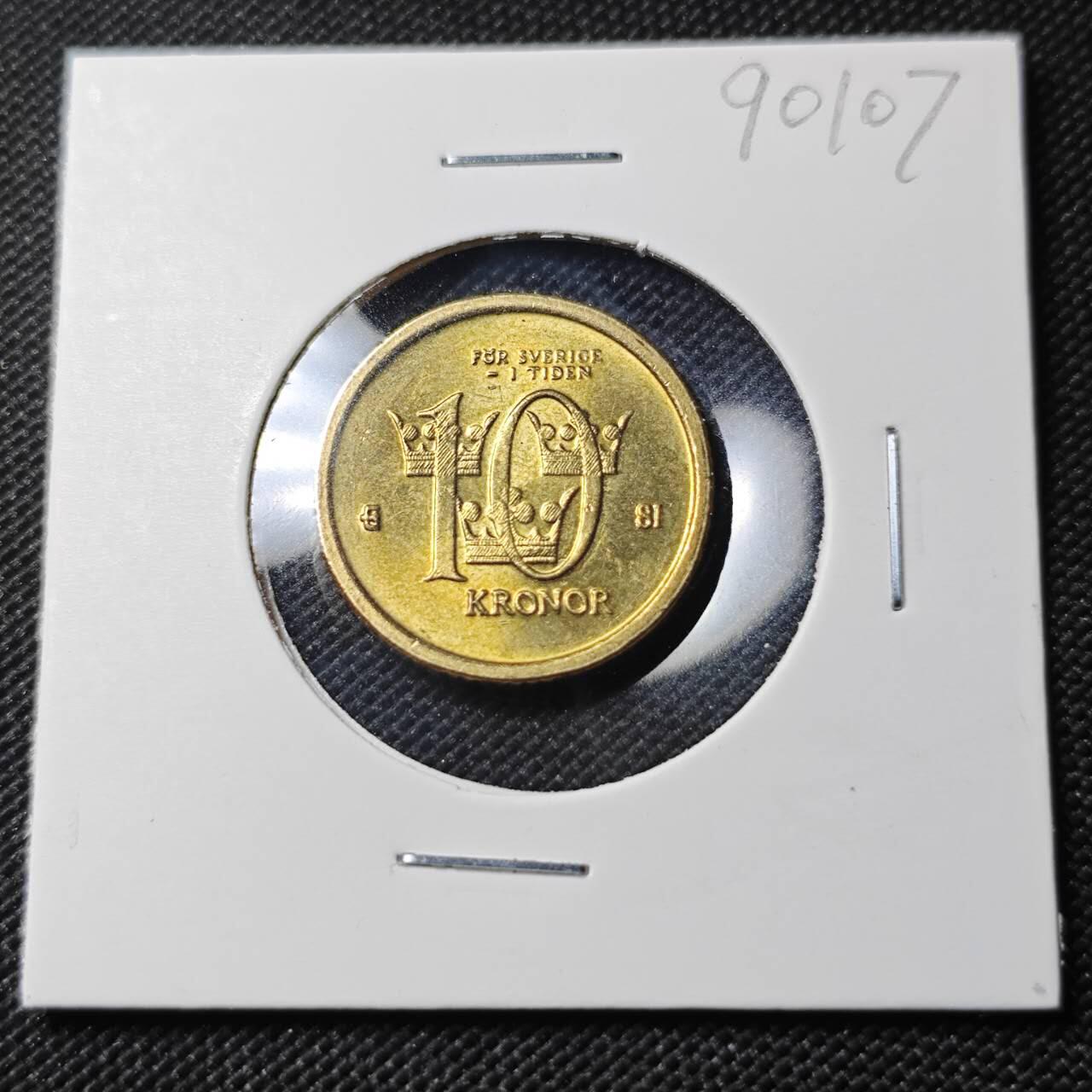 KK钱币收藏小铺  第390期  2月预留时间 周末发货  瑞典10克朗 好品