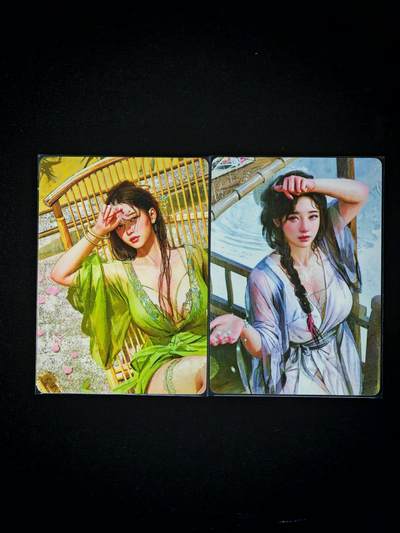 琦卡当当铺～第30期★★一大波美女正向你走来~支持寄存★★~【9点40结束】扫码加群抽[包邮券]~ - 焱卡文化-燎原卡牌-刷子ST_Brush-人间传-大头卡-2张