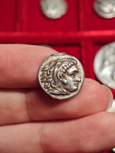 评级古希腊亚历山大大力神一德银币 - 评级古希腊亚历山大大力神一德银币