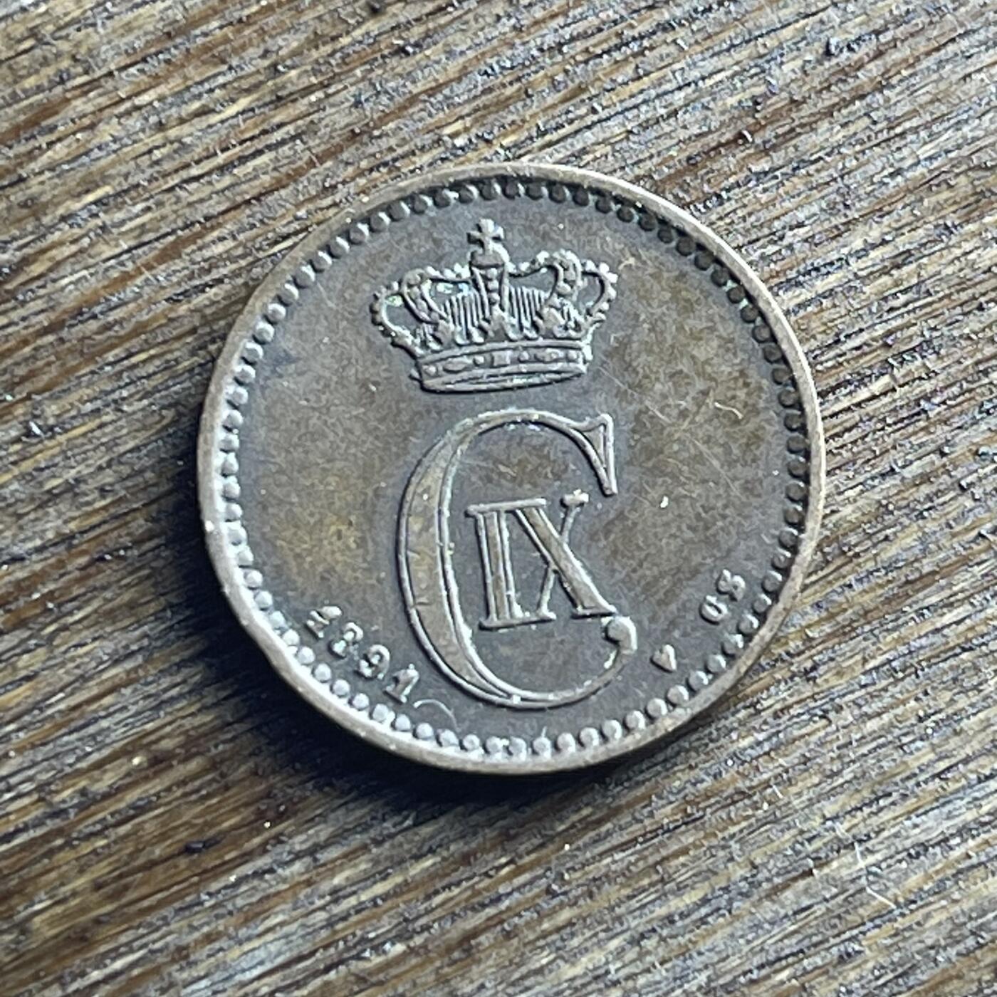 【本场4.12号发货】★第145加场★精品硬币 套币专场 不寄存，200包邮。不满200元，支付5元运费。《接受代拍 代送NGC评级》 100【无寄存】891 丹麦 1欧尔 铜币