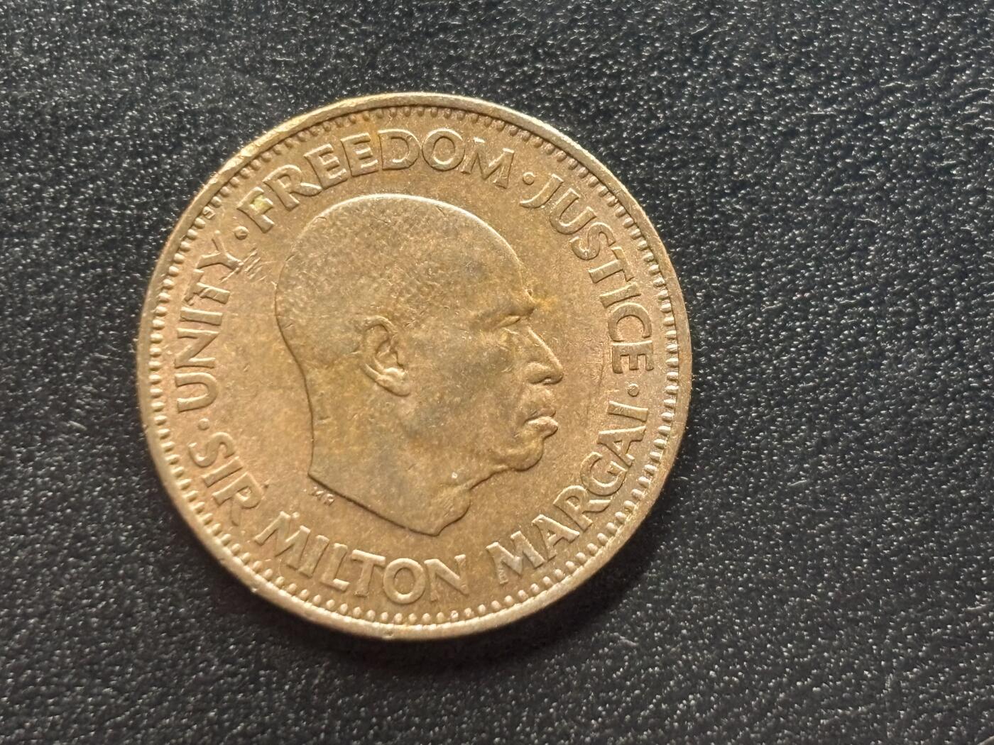 邮泉阁限时拍卖第四十场 非洲专场（硬币在国外。请付邮费6元。） 塞拉利昂1964年½分