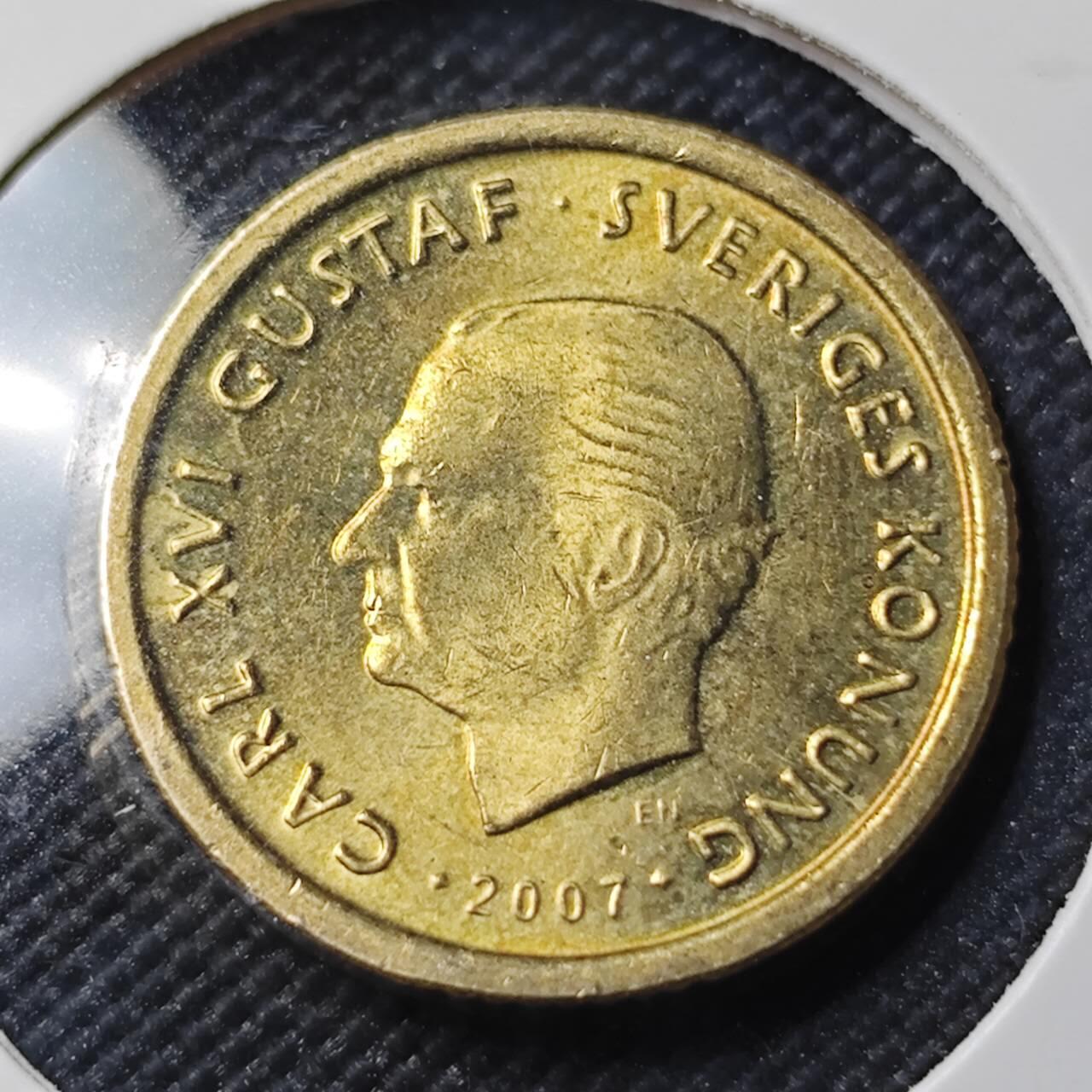 KK钱币收藏小铺  第390期  2月预留时间 周末发货  瑞典10克朗 好品