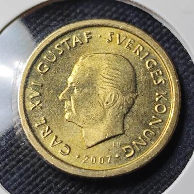 KK钱币收藏小铺  第390期  2月预留时间 周末发货 -  瑞典10克朗 好品