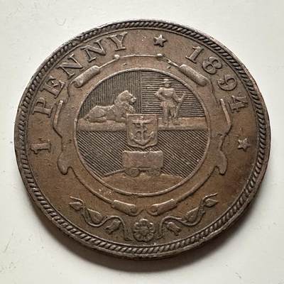 🌹外币初藏🌹🐯2026年第13场  每周二四六晚8️⃣点 接代拍 - 南非德兰士瓦1894年一便士