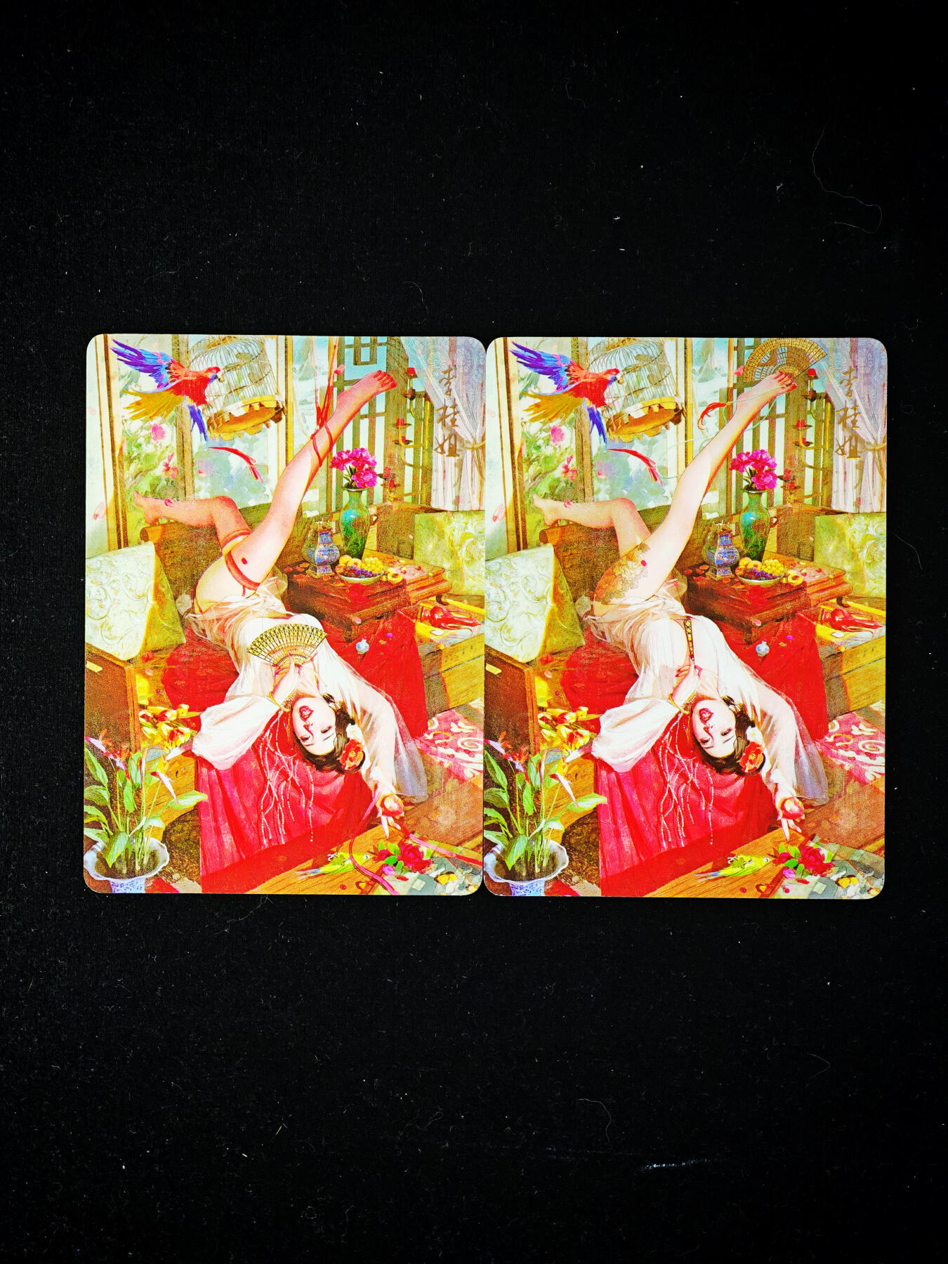 琦卡当当铺～第30期★★一大波美女正向你走来~支持寄存★★~【9点40结束】扫码加群抽[包邮券]~ 焱卡文化-燎原卡牌-刷子ST_Brush-人间传-普卡李桂姐-2张