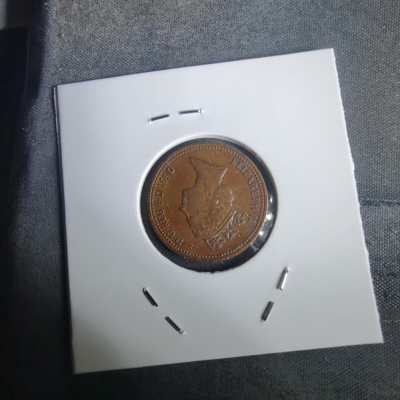 沼泽如烟--第976场 英国1990年1便士