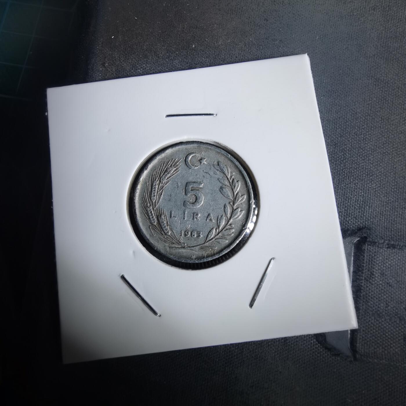 沼泽如烟--第976场 土耳其1983年5里拉