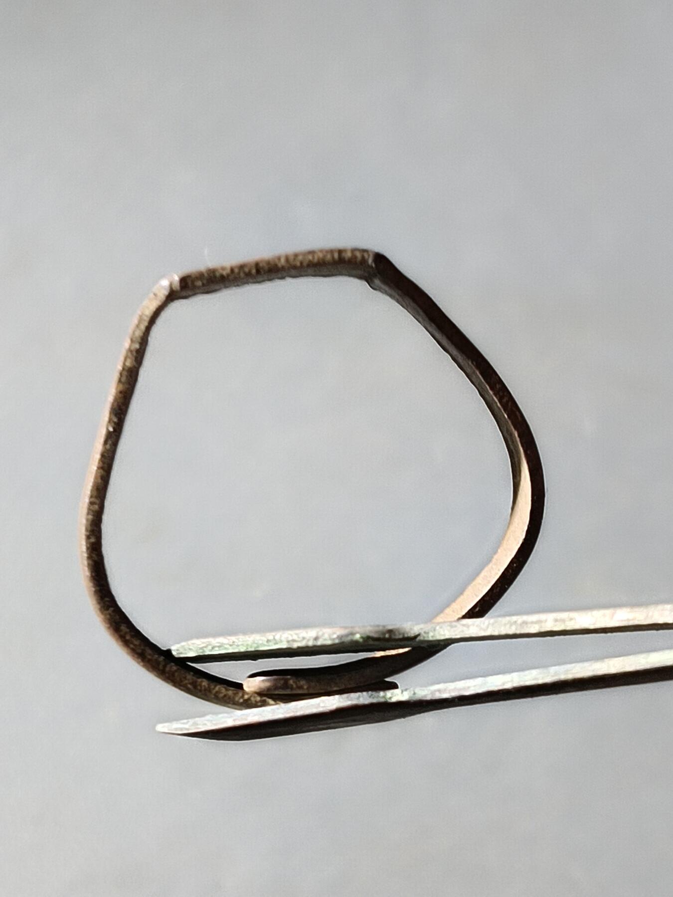 113期新疆红钱粟特钱币丝路钱币专场 老铜戒指