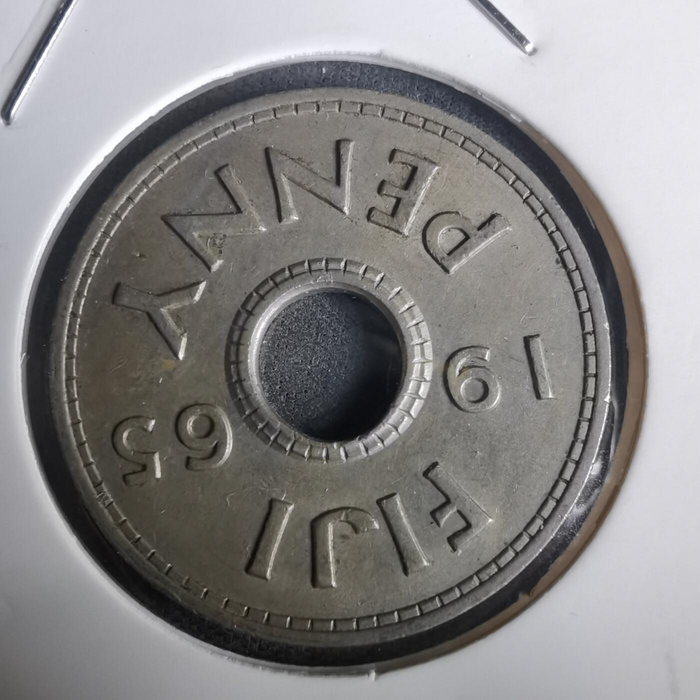 沼泽如烟--第976场 斐济1965年1便士