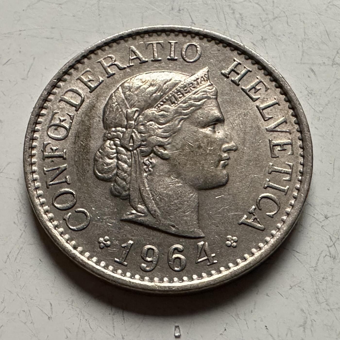 🌹外币初藏🌹🐯2026年第13场  每周二四六晚8️⃣点 接代拍 瑞士1964年10分