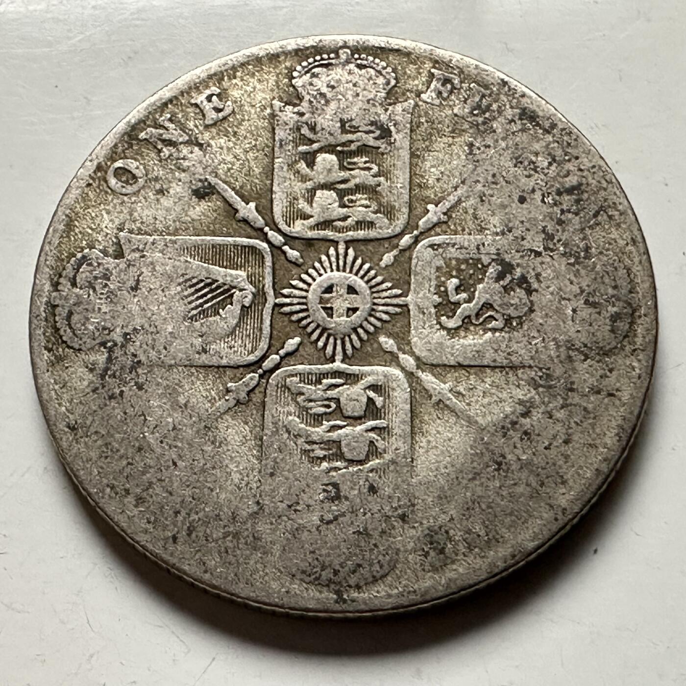 🌹外币初藏🌹🐯2026年第13场  每周二四六晚8️⃣点 接代拍  英国1921年1弗洛林银币 11.3克50%银