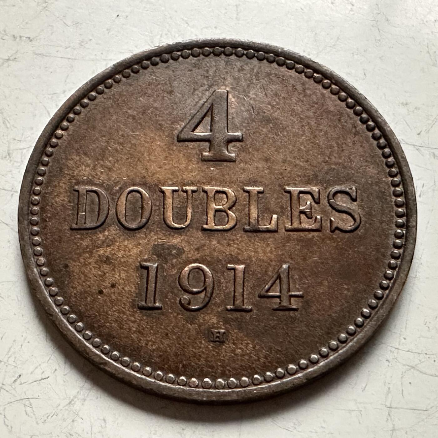 🌹外币初藏🌹🐯2026年第13场  每周二四六晚8️⃣点 接代拍 根西岛1914年四道布