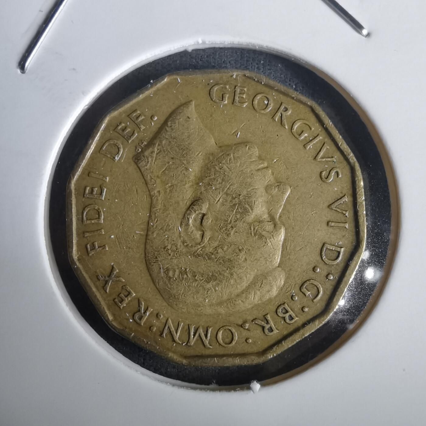 沼泽如烟--第976场 英国1952年3便士