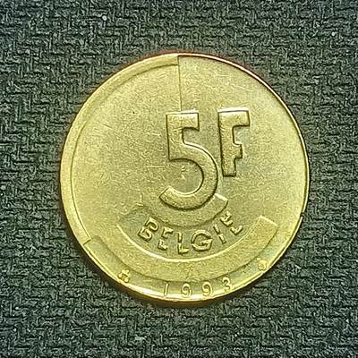 新2026B第六组世界各国精品钱币奖章纪念章花钱401-830 - 797比利时5法郎