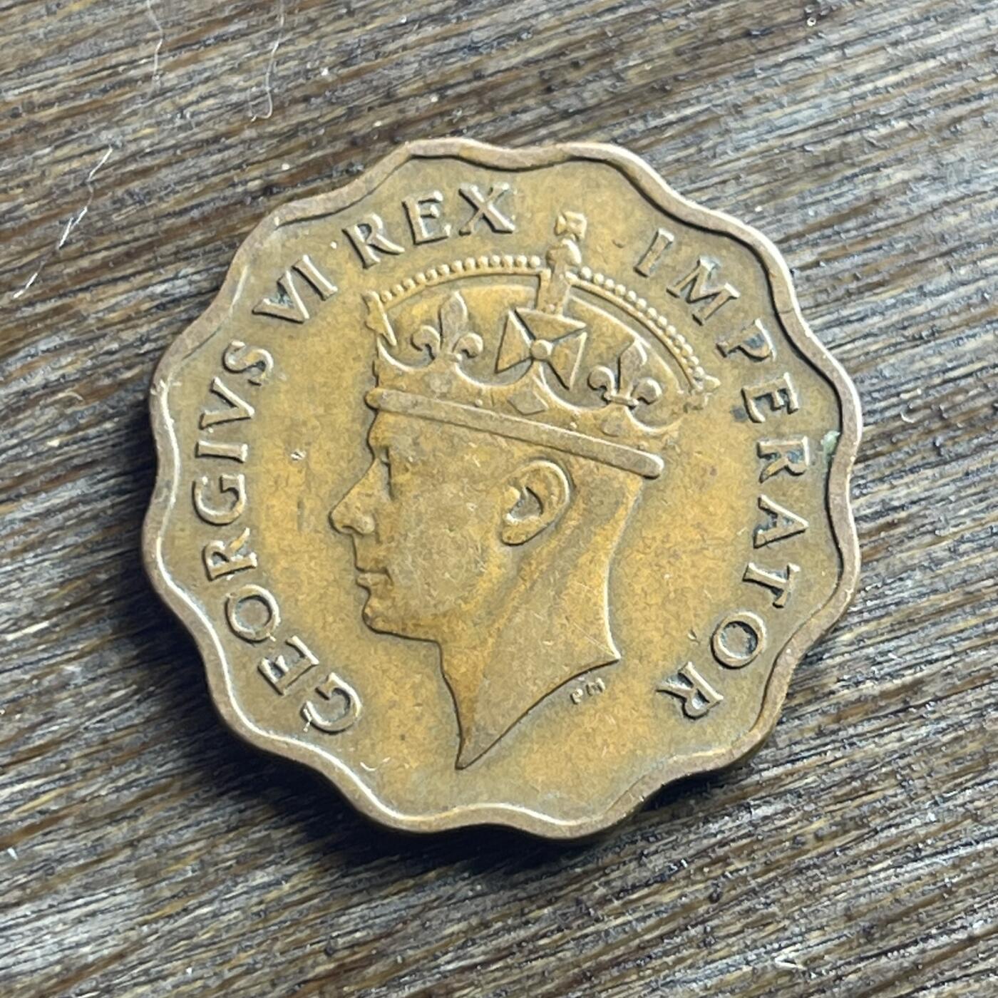 【本场4.12号发货】★第145加场★精品硬币 套币专场 不寄存，200包邮。不满200元，支付5元运费。《接受代拍 代送NGC评级》 94【无寄存】1946 塞浦路斯 乔六 1皮阿斯特 铜币