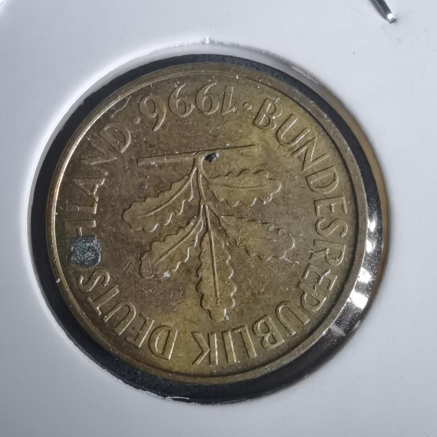 沼泽如烟--第976场 德国1996年5芬尼