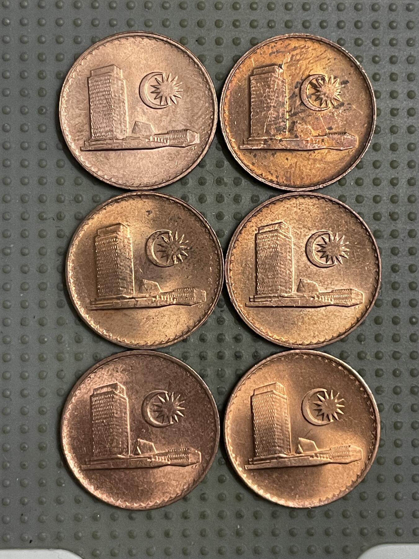 2026年第18场各国散币拍卖（总第168场） 马来西亚1仙6枚