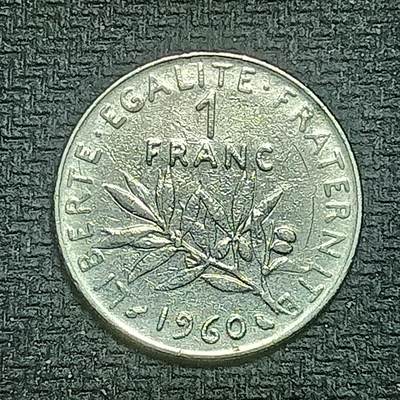 新2026B第六组世界各国精品钱币奖章纪念章花钱401-830 - 803法国1法郎