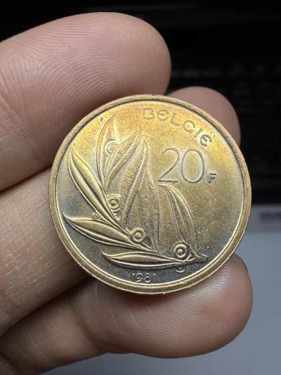 2025年集古藏今外币拍卖第二期-第1场—（总第301拍），可以寄存60天，满160元包邮。 - 1981年比利时20法郎