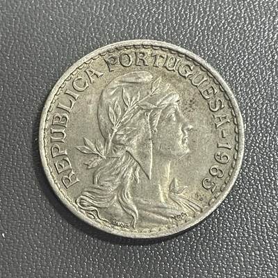 回流0201 - 葡萄牙共和国1965年1埃斯库多 共和国女神