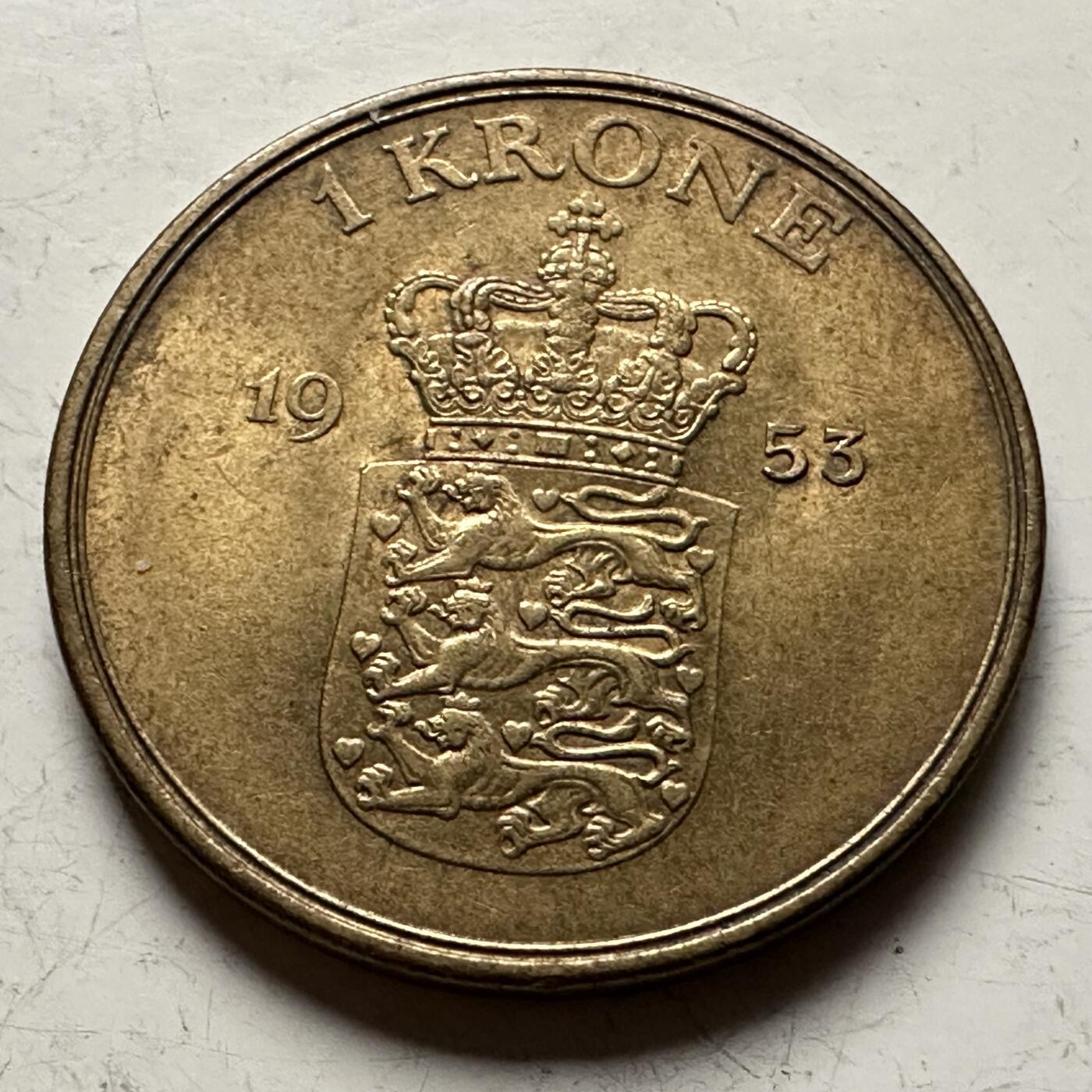 🌹外币初藏🌹🐯2026年第13场  每周二四六晚8️⃣点 接代拍 丹麦1953年一克朗