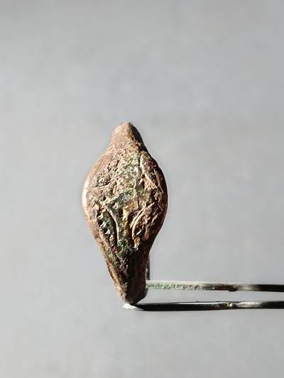 113期新疆红钱粟特钱币丝路钱币专场 - 老铜戒指