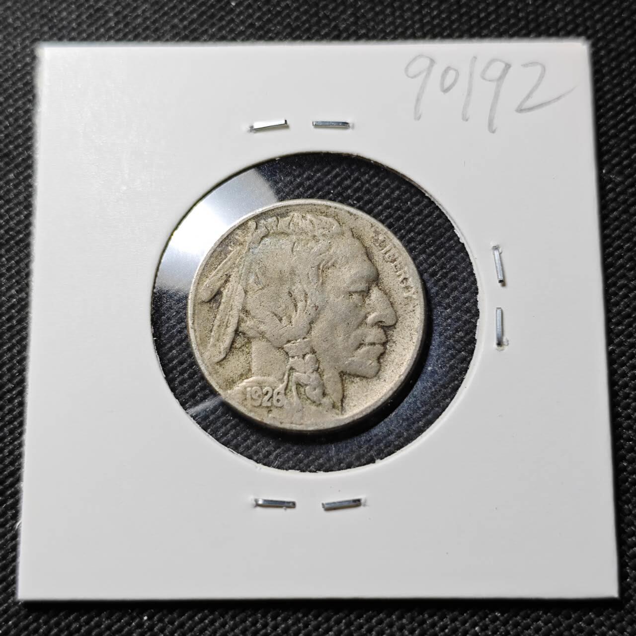 KK钱币收藏小铺  第390期  2月预留时间 周末发货  1926美国5分镍币