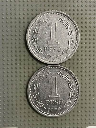 2026年第18场各国散币拍卖（总第168场） - 阿根廷1比索2枚